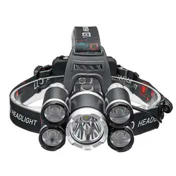 Clearance Black Headlight 50000lm 5*T6 LED Head Lamp Fishing Flashlight Torch Head Light Portable Camping Lantern
Clearance Black Headlight 50000lm 5*T6 LED Head Lamp Fishing Flashlight Torch Head Light Portable Camping Lantern
