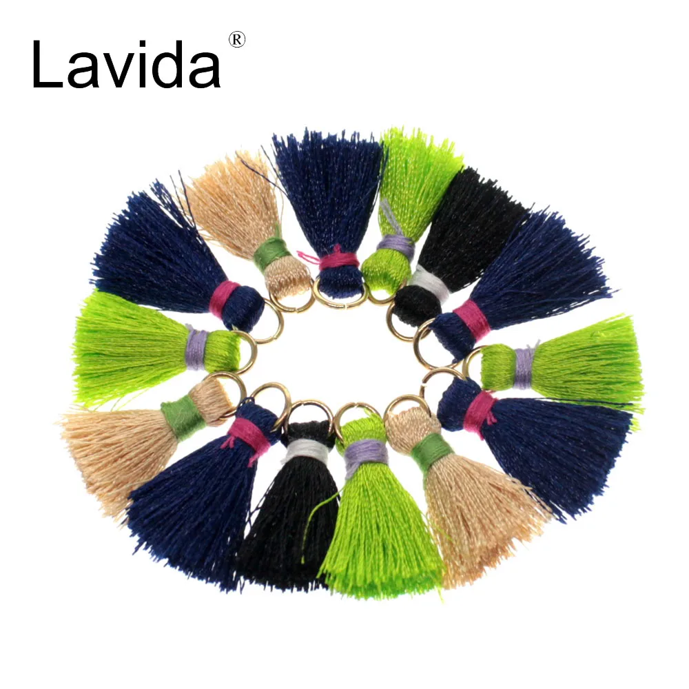 Lavida H21 мини кисточки/шелковые кисточки/DIY браслет ожерелье Одежда Обувь Сумка