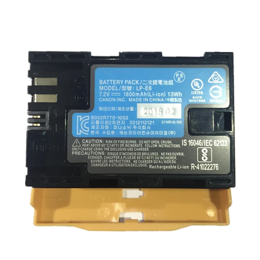 LP-E6 LP E6 lithium batteries LPE6 LP E6 E6N For Canon DSLR EOS 60D 5D3 7D 6D 70D 5D Mark II III Digital camera Battery
LP-E6 LP E6 lithium batteries LPE6 LP E6 E6N For Canon DSLR EOS 60D 5D3 7D 6D 70D 5D Mark II III Digital camera Battery