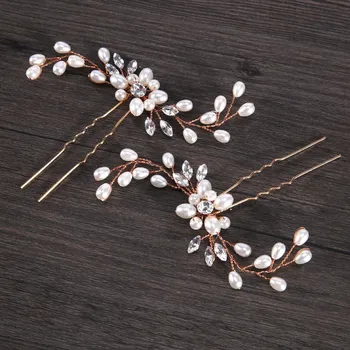 3 PCS Handmade Crystal Hair Vine Rose Gold Floral Rhinestone Bridal Hairpin Pearl Wedding Hair Pin Clip For Bridesmaid Women
3 PCS Handmade Crystal Hair Vine Rose Gold Floral Rhinestone Bridal Hairpin Pearl Wedding Hair Pin Clip For Bridesmaid Women