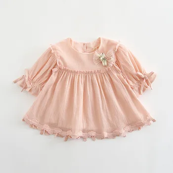 2018 Baby Infant Dress Spring Fall Cotton Sweet Lace Flower Long Sleeved Princess Dresses Girls Newborns Clothes
2018 Baby Infant Dress Spring Fall Cotton Sweet Lace Flower Long Sleeved Princess Dresses Girls Newborns Clothes