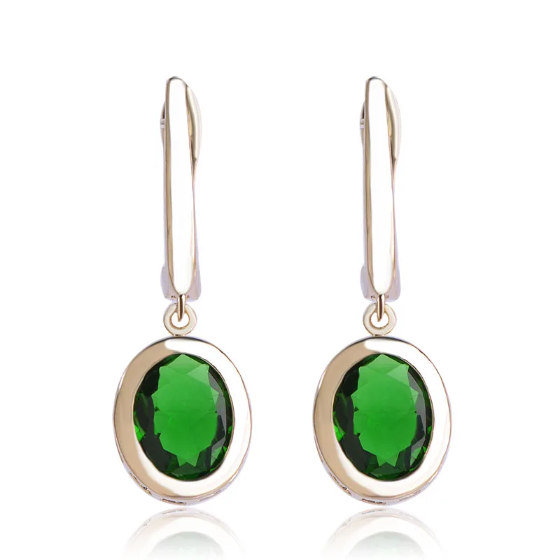 Noble Fashion Jewelry Stud Earrings For Women Gold-color CZ Zirconia Earring Pendientes Boucle d'oreille femme Ladies Hooks
Noble Fashion Jewelry Stud Earrings For Women Gold-color CZ Zirconia Earring Pendientes Boucle d'oreille femme Ladies Hooks