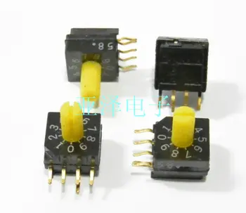 Rotary Encoding DIP Switch for 0-9 / 10 Gear 1248Cfree shippping
Rotary Encoding DIP Switch for 0-9 / 10 Gear 1248Cfree shippping