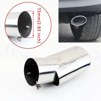 Chrome 2.8 Inch 72mm Diameter Tailpipe For Car Rear Muffler Tail Exhaust Cover
Chrome 2.8 Inch 72mm Diameter Tailpipe For Car Rear Muffler Tail Exhaust Cover