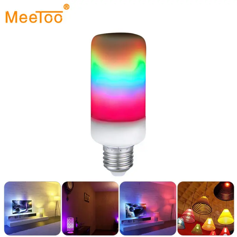 Dynamic Flame Effect Light Bulb E26 E27 LED Corn Bulb RGB Lamps E14 E12 B22 Emulation Fire Burning Flicker Lantern Holiday Light
Dynamic Flame Effect Light Bulb E26 E27 LED Corn Bulb RGB Lamps E14 E12 B22 Emulation Fire Burning Flicker Lantern Holiday Light