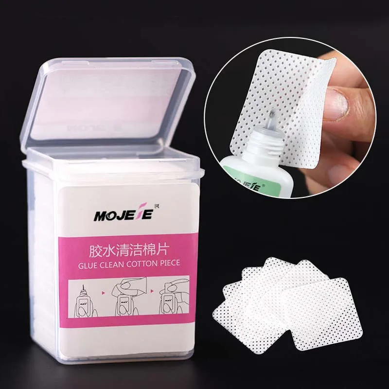 200pcs Lint-Free Paper Cotton Wipes Eyelash Glue Remover wipe the mouth of the glue bottle prevent clogging glue Cleaner Pads
200pcs Lint-Free Paper Cotton Wipes Eyelash Glue Remover wipe the mouth of the glue bottle prevent clogging glue Cleaner Pads