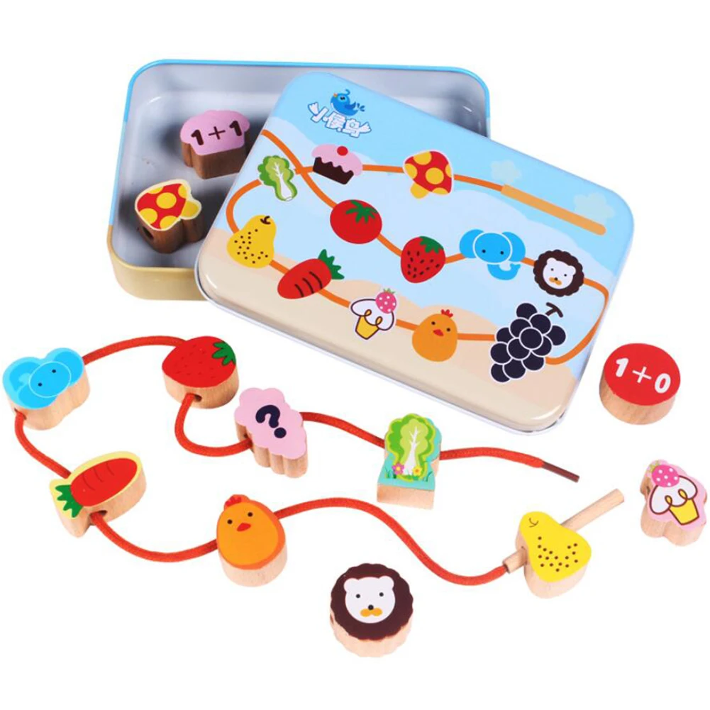 Baby Cartoon Stringing Toy DIY Wooden Toy Fruit Animal Beads Threading Plaything Children Educational Toys For Kids
Baby Cartoon Stringing Toy DIY Wooden Toy Fruit Animal Beads Threading Plaything Children Educational Toys For Kids