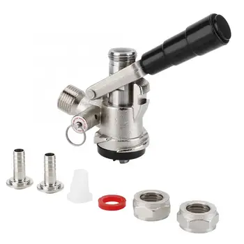 Keg Coupler S Type Draft Beer Dispenser with Safety Pressure Relief Valve Home Brewing System
Keg Coupler S Type Draft Beer Dispenser with Safety Pressure Relief Valve Home Brewing System