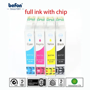befon Compatible Cartridge Replacement for Epson T0731 T0732 T0733 T0734 0731 0732 0733 0734 Ink Cartridge for C79 CX5500 CX8300
befon Compatible Cartridge Replacement for Epson T0731 T0732 T0733 T0734 0731 0732 0733 0734 Ink Cartridge for C79 CX5500 CX8300
