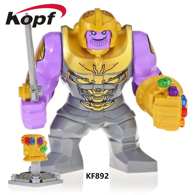 Building Blocks Avengers 4 INFINITY WAR Thanos With Chromed Infinity Gauntlet Figures For Children Collection Toys Gift KF892
Building Blocks Avengers 4 INFINITY WAR Thanos With Chromed Infinity Gauntlet Figures For Children Collection Toys Gift KF892