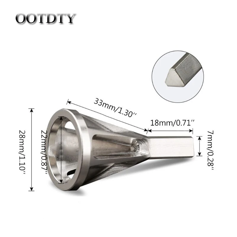 OOTDTY Deburring External Chamfer Tool Stainless Steel Remove Burr Tools for Drill Bit Power tool accessories
OOTDTY Deburring External Chamfer Tool Stainless Steel Remove Burr Tools for Drill Bit Power tool accessories