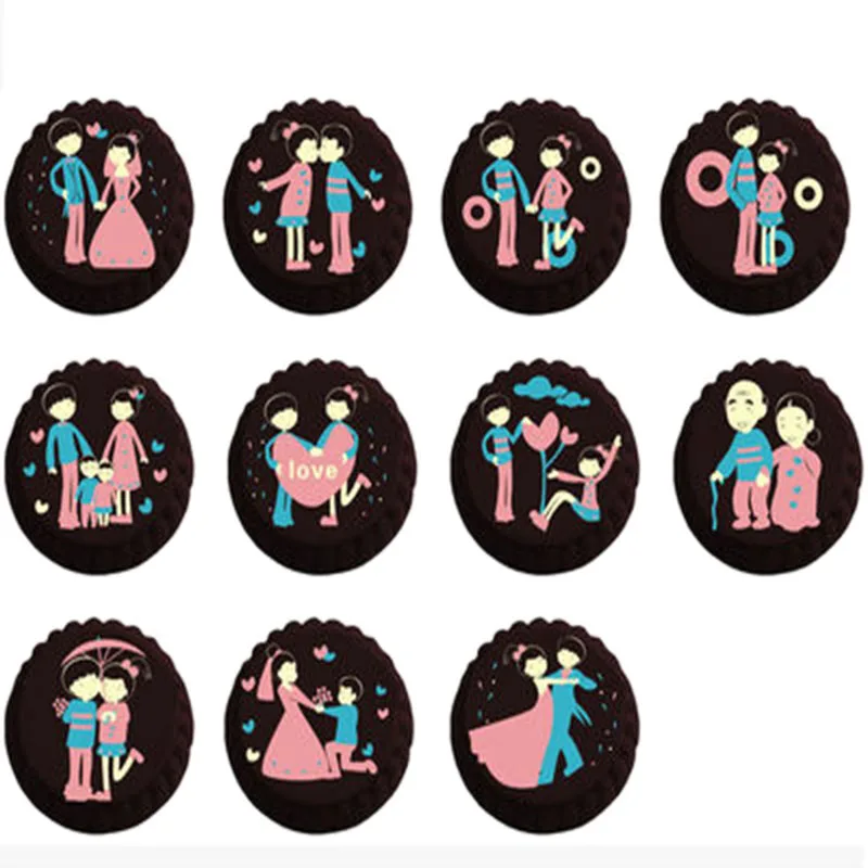 Romantic love chocolate transfer paper 10 sheets per pack 21cm*33cm chocolateria table
Romantic love chocolate transfer paper 10 sheets per pack 21cm*33cm chocolateria table