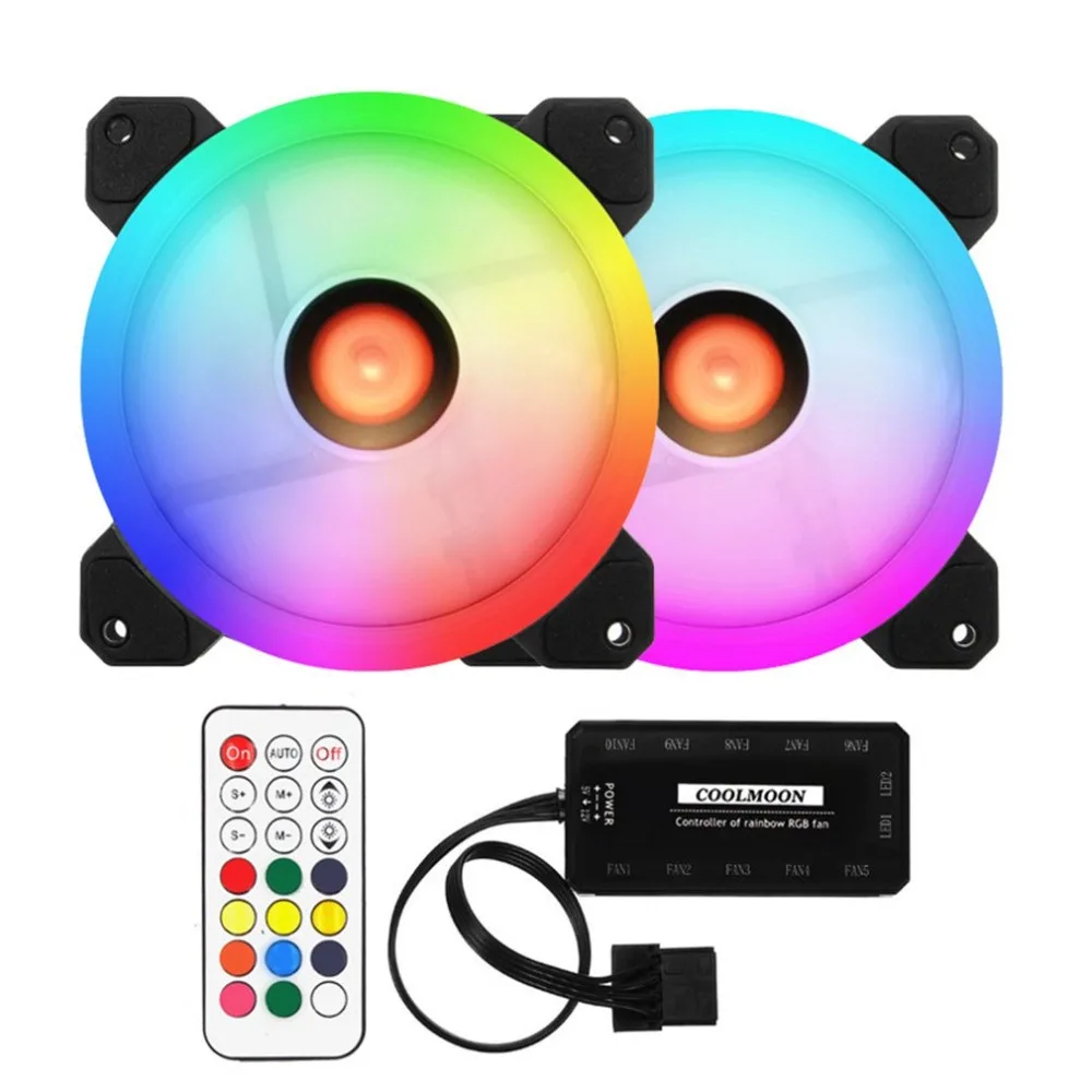 RGB Case Cooling Fan 12CM Round Shape Desktop Chassis Water Cooling Fan Colorful PC Computer Cooling Fan Cooler RGB controller
RGB Case Cooling Fan 12CM Round Shape Desktop Chassis Water Cooling Fan Colorful PC Computer Cooling Fan Cooler RGB controller