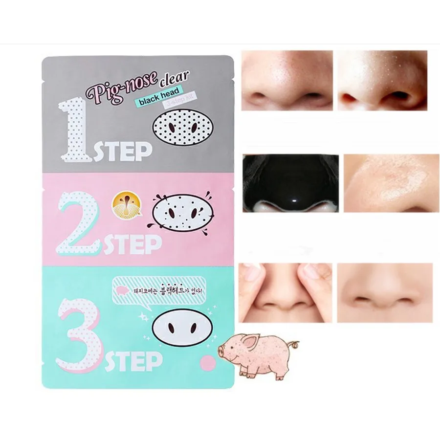 7pcs Blackhead Remove Cosmetic Holika Holika Pig Nose Mask Acne Remover Sticker 3 Step Kit Black Head Clean Face Massage D0164
7pcs Blackhead Remove Cosmetic Holika Holika Pig Nose Mask Acne Remover Sticker 3 Step Kit Black Head Clean Face Massage D0164