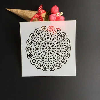 1Pcs 13*13cm Scapbook Stencil Cake Decorating Tool scrapbooking DIY Decorating Stencil Fondant Pattern Printing Spray Template
1Pcs 13*13cm Scapbook Stencil Cake Decorating Tool scrapbooking DIY Decorating Stencil Fondant Pattern Printing Spray Template