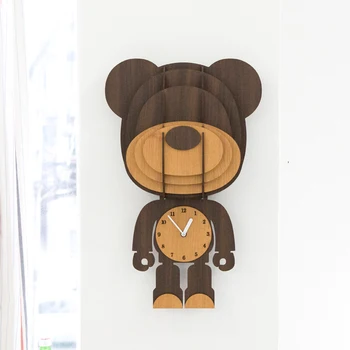 Mandelda High Quality Good Friend Animal Clock Cute MDF Brown 3D Decorative Gift Wall Clock Dog,Rabbit,Cat,Bear
Mandelda High Quality Good Friend Animal Clock Cute MDF Brown 3D Decorative Gift Wall Clock Dog,Rabbit,Cat,Bear