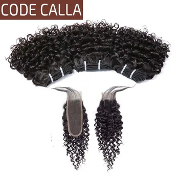 Code Calla Kinky Curly Bundles With Lace Closure Malaysian Remy Human Hair Weave Bundles With 2X6 kIM K Closure For Africa
Code Calla Kinky Curly Bundles With Lace Closure Malaysian Remy Human Hair Weave Bundles With 2X6 kIM K Closure For Africa