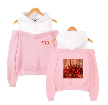 EXID Hoodies Sweatshirt Women Korean Kpop Off Shoulder Hooded Moletom Feminino Inverno Fashion Harajuku Loose Sweatshirt Tops
EXID Hoodies Sweatshirt Women Korean Kpop Off Shoulder Hooded Moletom Feminino Inverno Fashion Harajuku Loose Sweatshirt Tops