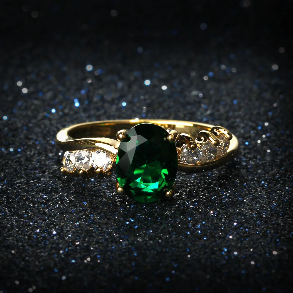 CZ Stone Wedding Party Rings For Women Gold Color Fashion Blue Red Green Stone Engagement Ring Cubic Zirconia Jewelry 
CZ Stone Wedding Party Rings For Women Gold Color Fashion Blue Red Green Stone Engagement Ring Cubic Zirconia Jewelry