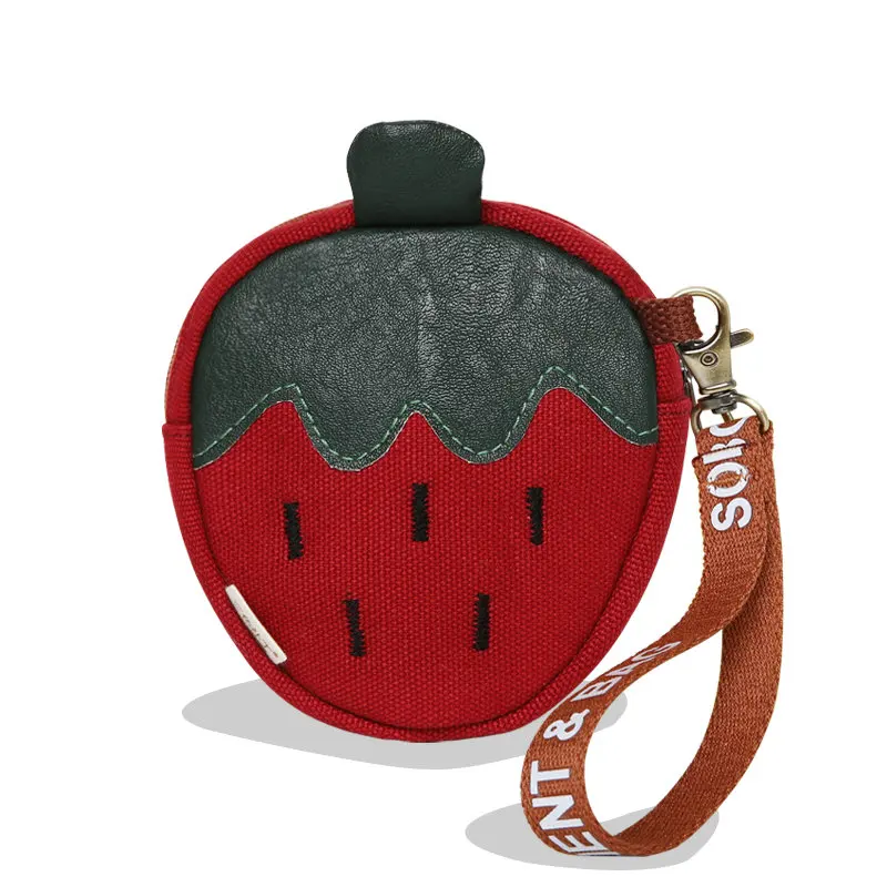 Portable portable lipstick bag girl small storage bag ins wind net red cute travel cosmetic bag fruit strawberry canvas bag
Portable portable lipstick bag girl small storage bag ins wind net red cute travel cosmetic bag fruit strawberry canvas bag