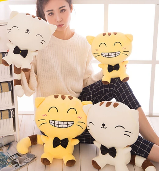 1pc 30cm 35cm happy face fortune cat Maneki Neko cute soft plush doll hold pillow novelty creative stuffed toy boy gift for kids
1pc 30cm 35cm happy face fortune cat Maneki Neko cute soft plush doll hold pillow novelty creative stuffed toy boy gift for kids