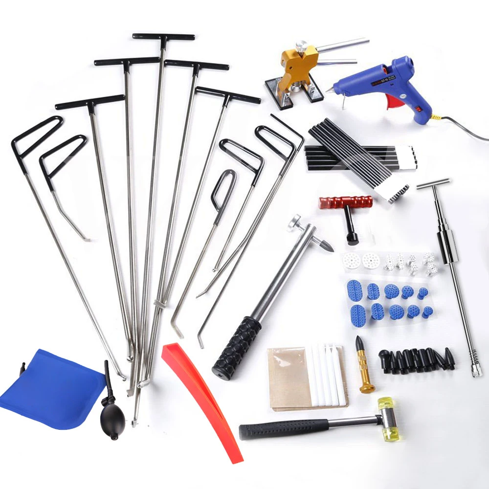 PDR Hook Tools Push Rod Red Car Crowbar Pump Wedge Paintless Dent Repair Tools PDR Kits Ding Hail Puller Set Ferramentas
PDR Hook Tools Push Rod Red Car Crowbar Pump Wedge Paintless Dent Repair Tools PDR Kits Ding Hail Puller Set Ferramentas