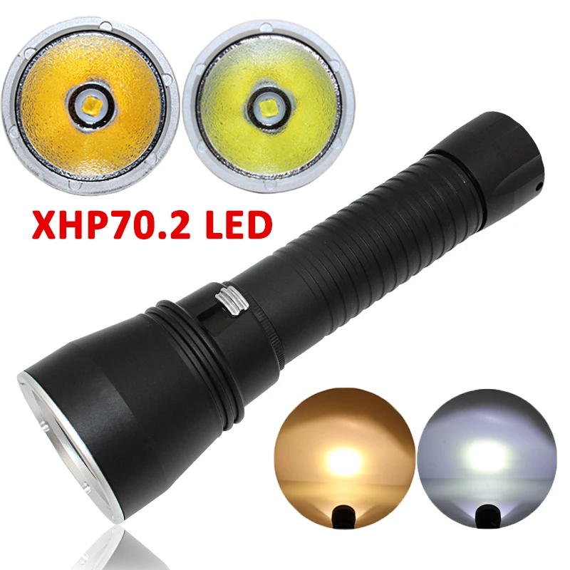XHP70.2 LED Diving Flashlight Waterproof Torch 32650 Battery xhp70 .2 Chip Underwater Scuba Diving Light
XHP70.2 LED Diving Flashlight Waterproof Torch 32650 Battery xhp70 .2 Chip Underwater Scuba Diving Light