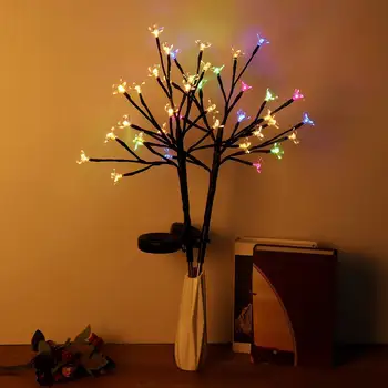 20LED Solar Powered Cherry Blossom Tree Branch Lights Outdoor Waterproof LED String Holiday Light Night Lamp for Patio Decor
20LED Solar Powered Cherry Blossom Tree Branch Lights Outdoor Waterproof LED String Holiday Light Night Lamp for Patio Decor