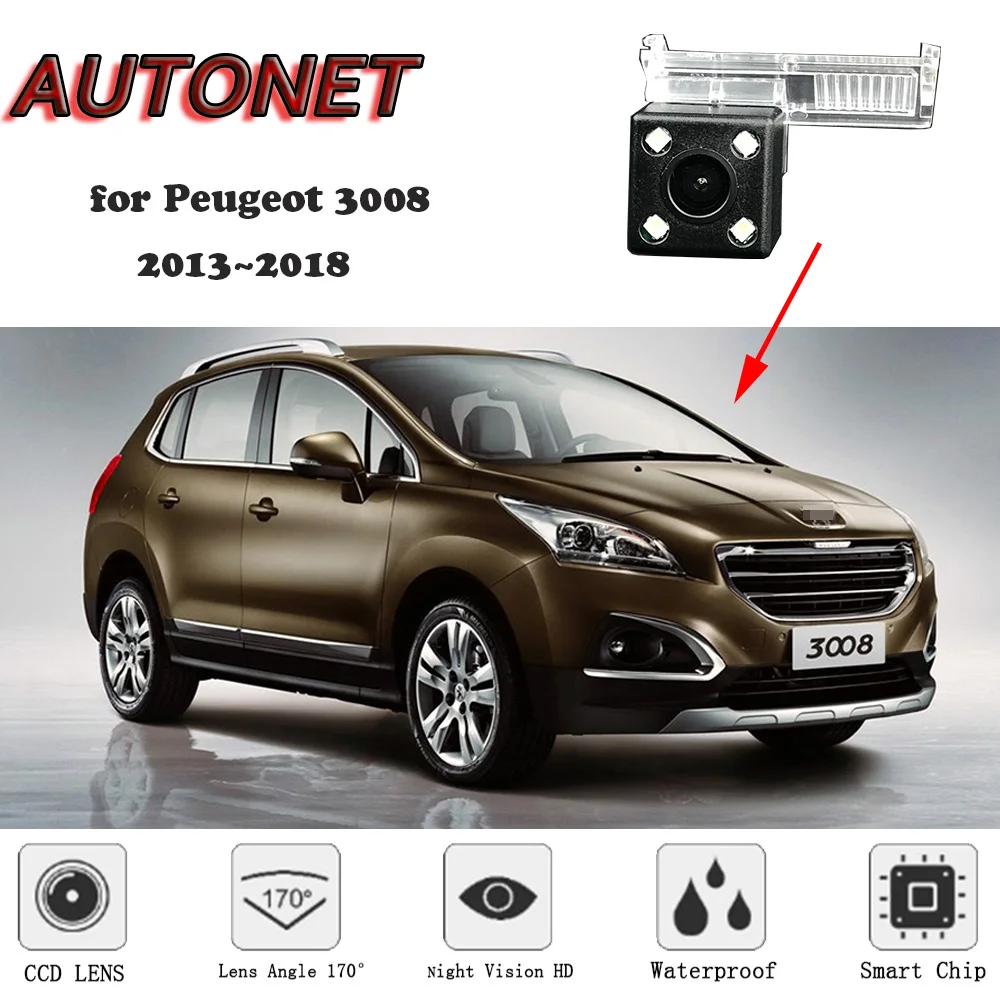 AUTONET HD Night Vision Backup Rear View camera for Peugeot 3008 2013~2018 Original hole/license plate camera
AUTONET HD Night Vision Backup Rear View camera for Peugeot 3008 2013~2018 Original hole/license plate camera