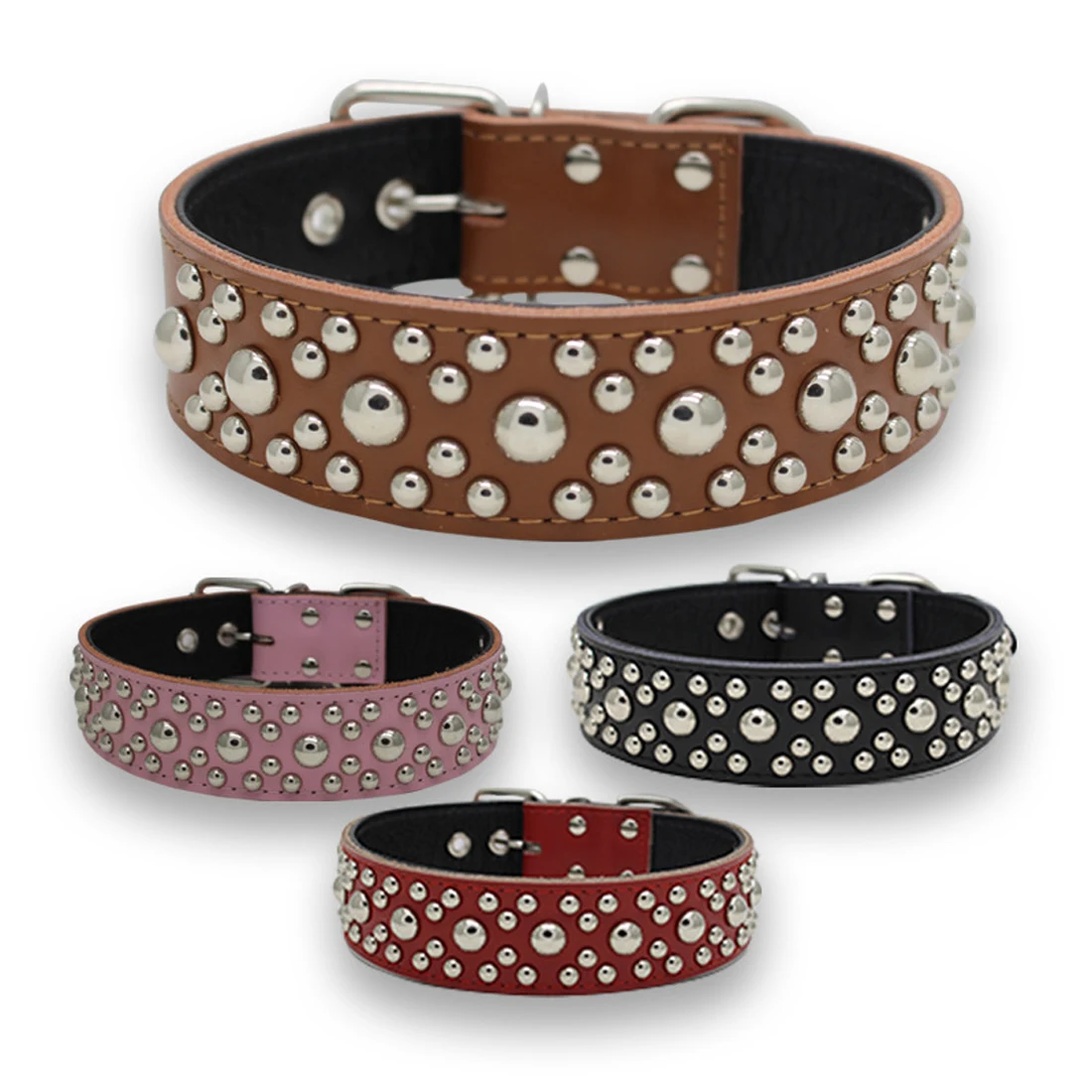 Adjustable Punk Round Spikes Rivets Studded Leather Pet Dog Collars For Small Medium Large Dogs Bulldog Pitbull S M L
Adjustable Punk Round Spikes Rivets Studded Leather Pet Dog Collars For Small Medium Large Dogs Bulldog Pitbull S M L
