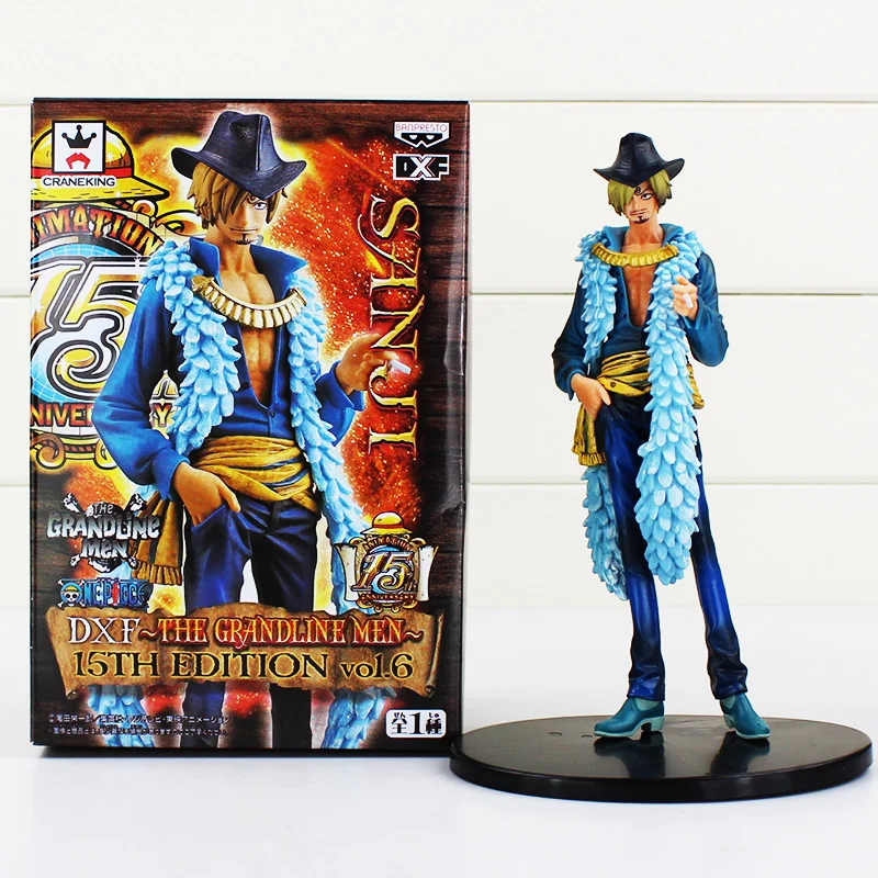 Anime One Piece Sanji Figure Toy 15th Edition vo1.6 PVC Action Figures Collrctible Model Doll Toys 7" 18CM
Anime One Piece Sanji Figure Toy 15th Edition vo1.6 PVC Action Figures Collrctible Model Doll Toys 7" 18CM