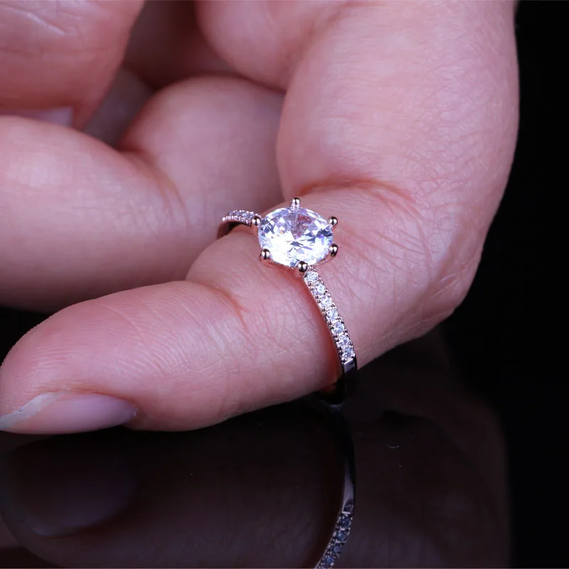 Hgflyxu Rose gold and silver color Adjustable Finger rings for women copper zircon wedding Accessories gift Hot2019
Hgflyxu Rose gold and silver color Adjustable Finger rings for women copper zircon wedding Accessories gift Hot2019