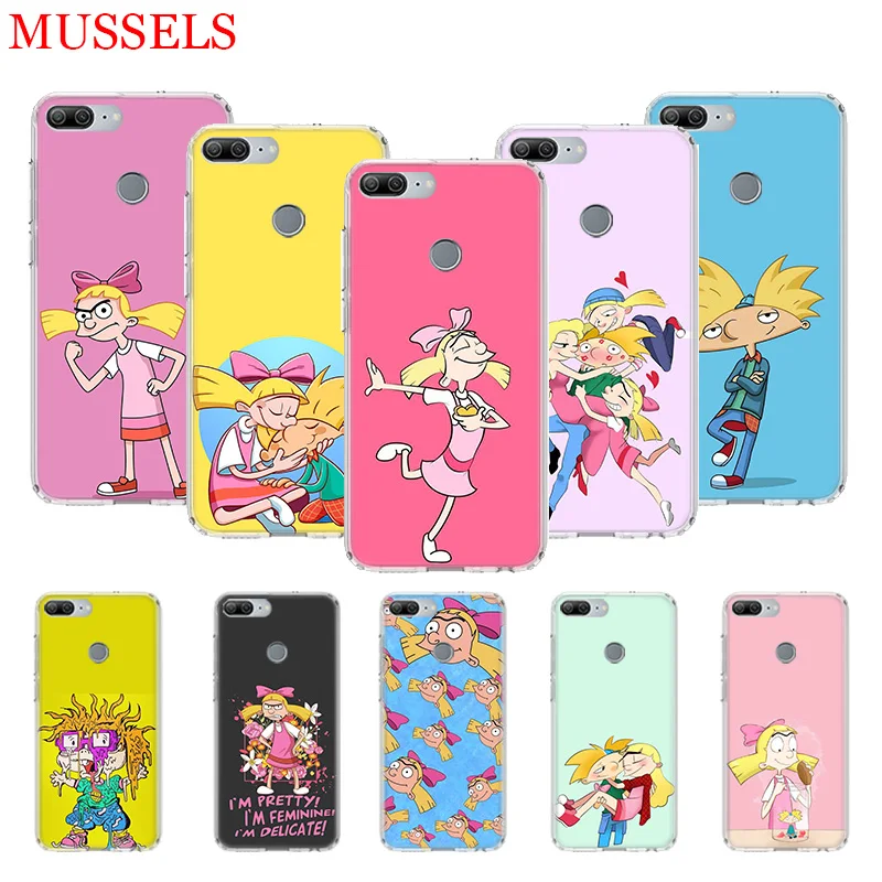 

Hey Arnold Fondos Protect Silicome Phone Case for Huawei Honor 8X 20 9 10 Lite 8A 10i 20i 8S V20 Y5 Y6 Y7 Y9 2019 Coque Cover