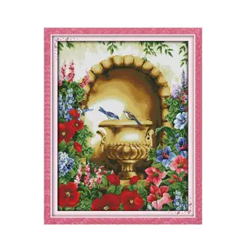 Cross stitch 11CT 14CT, double magpie good news, flowers, spring landscape diy handmade sewing thread embroidery
Cross stitch 11CT 14CT, double magpie good news, flowers, spring landscape diy handmade sewing thread embroidery