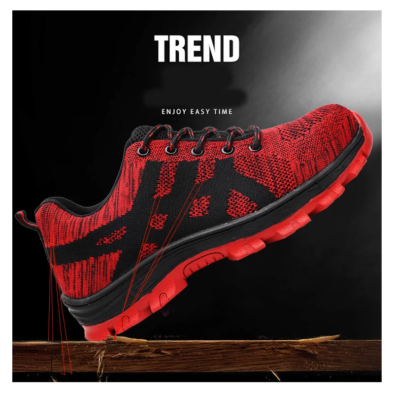 HEBENDUO Safety protective shoes Labor protective shoes Breakproof breathable comfortable wear-resistant working shoes
HEBENDUO Safety protective shoes Labor protective shoes Breakproof breathable comfortable wear-resistant working shoes