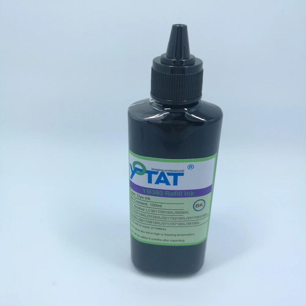 YOTAT 100ml Dye Ink for Brother LC3019 LC3017 LC3029 LC3219 LC3217 LC3319 LC3329 LC3119 LC3619 LC3617 Ink cartridge or CISS
YOTAT 100ml Dye Ink for Brother LC3019 LC3017 LC3029 LC3219 LC3217 LC3319 LC3329 LC3119 LC3619 LC3617 Ink cartridge or CISS