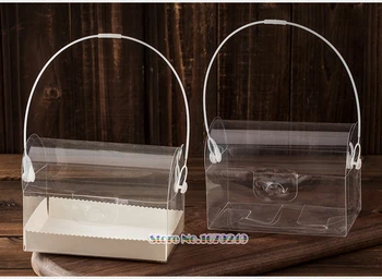 127x80x95mm Baking packaging Long box Transparent Hand-held Cake Roll Box Swiss Roll Half-Roll Cake Box
127x80x95mm Baking packaging Long box Transparent Hand-held Cake Roll Box Swiss Roll Half-Roll Cake Box