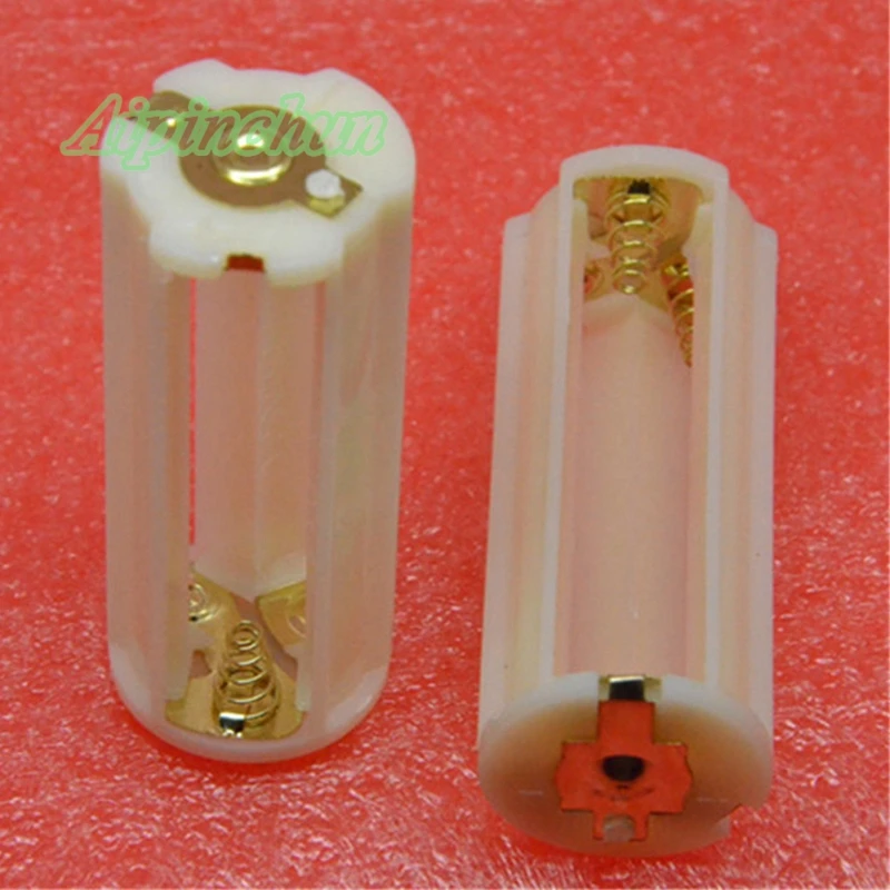 Aipinchun 5Pcs Series Connection Adapter 3Pcs AAA 4.5V Battery Holder Case Convertor for Flashlight 21.7*52.3mm/Dia*H White
Aipinchun 5Pcs Series Connection Adapter 3Pcs AAA 4.5V Battery Holder Case Convertor for Flashlight 21.7*52.3mm/Dia*H White