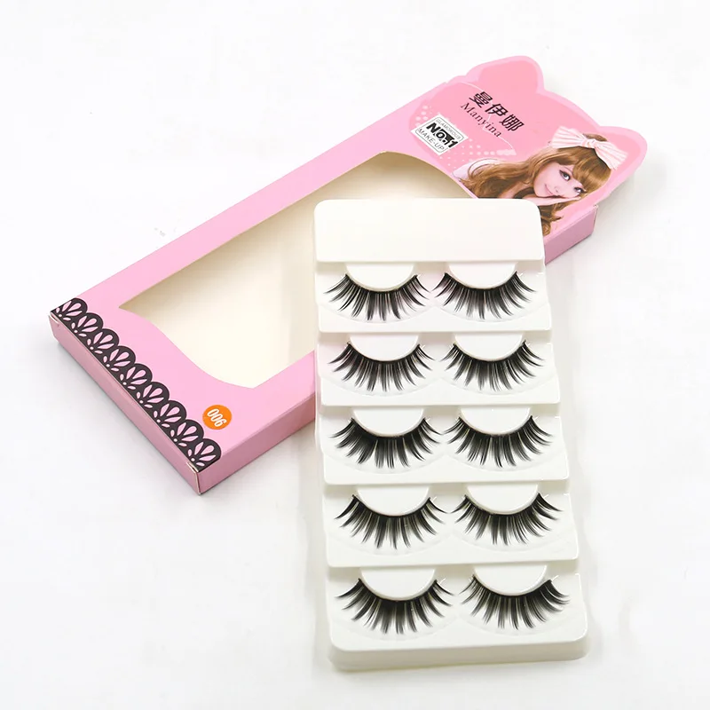 5 Pairs Natural Long Fake Eye Lashes Handmade Thick Fake False Eyelashes Makeup Extension Tools
5 Pairs Natural Long Fake Eye Lashes Handmade Thick Fake False Eyelashes Makeup Extension Tools