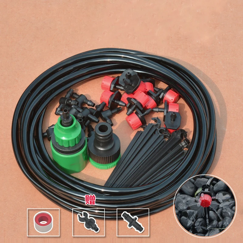 DIY Garden Drip Irrigation System Automatic Watering Kits Micro Drip Mist Spray Cooling System
DIY Garden Drip Irrigation System Automatic Watering Kits Micro Drip Mist Spray Cooling System
