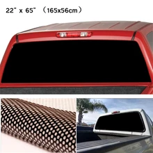 BLACK Rear Window Perforated Decal Tint Graphic Sticker for Truck Van Waterproof Sunscreen High Environmental Protection
BLACK Rear Window Perforated Decal Tint Graphic Sticker for Truck Van Waterproof Sunscreen High Environmental Protection