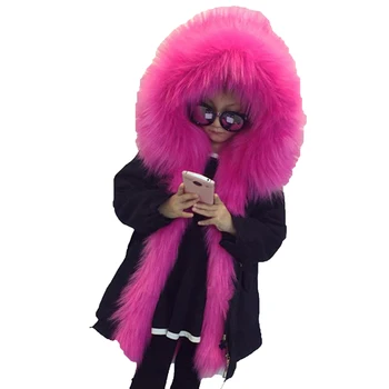 Boys Girls Fur Coat Winter Big Fur Collar Kids Jackets Coats Removable Faux Fox Fur Liner Children Thick Warm Hooded Outerwear
Boys Girls Fur Coat Winter Big Fur Collar Kids Jackets Coats Removable Faux Fox Fur Liner Children Thick Warm Hooded Outerwear