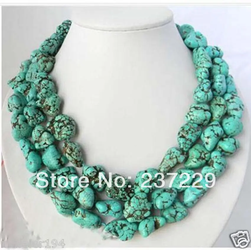 DD Wholesale price FREE SHIPPING long 46"inch Natural Tibet Asian Turquoise Stone jewelry Necklace
DD Wholesale price FREE SHIPPING long 46"inch Natural Tibet Asian Turquoise Stone jewelry Necklace