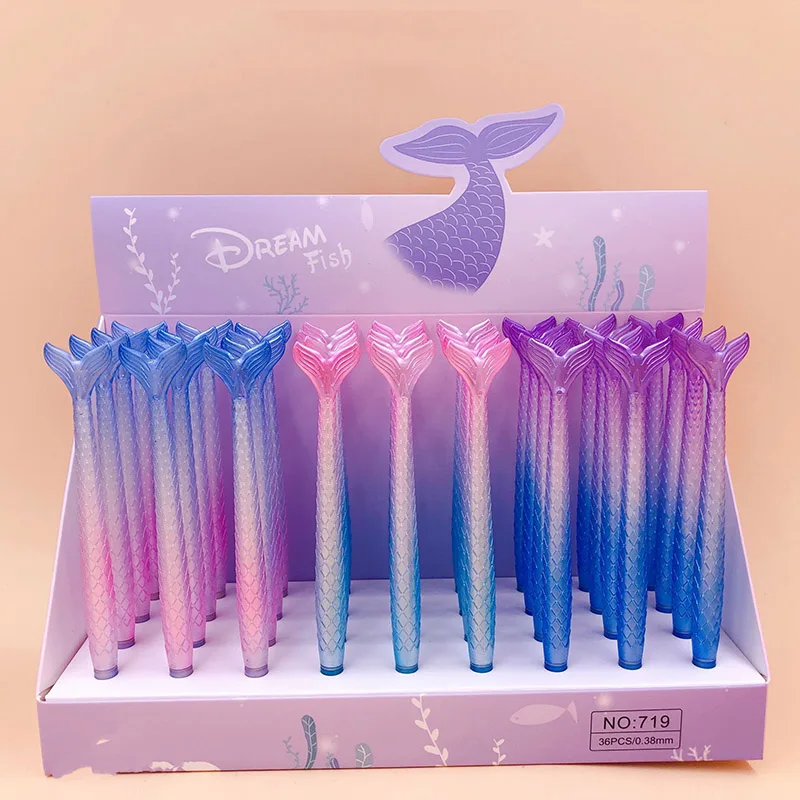1PC Cute Mermaid Pens Kawaii Gradient Gel Pens Novelty Neutral Pens For Kids Gift School Office Supplies Stationery
1PC Cute Mermaid Pens Kawaii Gradient Gel Pens Novelty Neutral Pens For Kids Gift School Office Supplies Stationery