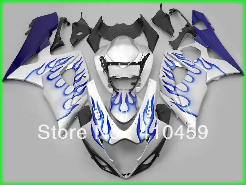 Motorcycle Fairing kit for SUZUKI GSXR1000 GSX-R1000 GSXR 1000 K5 05 06 2005 2006 blue flames silver ABS Fairings set SN38
Motorcycle Fairing kit for SUZUKI GSXR1000 GSX-R1000 GSXR 1000 K5 05 06 2005 2006 blue flames silver ABS Fairings set SN38
