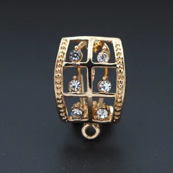 African Earrings Post with Loop Connector Filigree Paved Rhinestone Findings DIY Metal Indian Middle East Women Wedding Earrings
African Earrings Post with Loop Connector Filigree Paved Rhinestone Findings DIY Metal Indian Middle East Women Wedding Earrings
