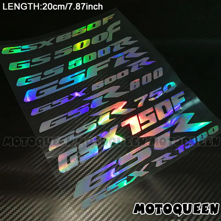 Motorcycle Reflective Tank Pads Fairing Stickers Decals for SUZUKI GSR GSX650F GS500F GS500R GSFR GSX600R GSR600 GSR750 GSXR1300
Motorcycle Reflective Tank Pads Fairing Stickers Decals for SUZUKI GSR GSX650F GS500F GS500R GSFR GSX600R GSR600 GSR750 GSXR1300