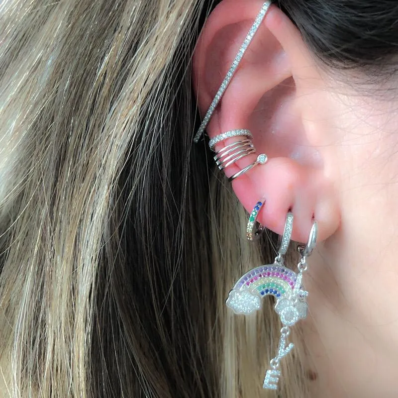 Multi color cz paved geometric circle charm dangle earring Silver Gold color stunning trendy women drop earrings
Multi color cz paved geometric circle charm dangle earring Silver Gold color stunning trendy women drop earrings