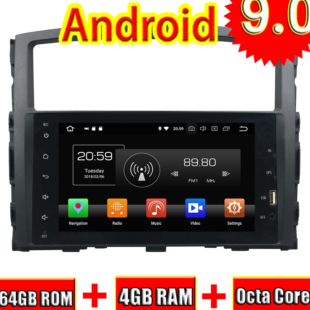 Topnavi 8'' Android 9.0 Car Autoradio Audio Player For MITSUBISHI PAJERO 2006-2012 GPS Navigation Stereo Double Din NO DVD 4+64G
Topnavi 8'' Android 9.0 Car Autoradio Audio Player For MITSUBISHI PAJERO 2006-2012 GPS Navigation Stereo Double Din NO DVD 4+64G
