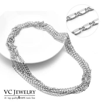 10pcs/lot Vocheng Interchangeable Accessories for Jewelry findings and Components Silver Chain Necklace VC-009*10 Free Shipping
10pcs/lot Vocheng Interchangeable Accessories for Jewelry findings and Components Silver Chain Necklace VC-009*10 Free Shipping